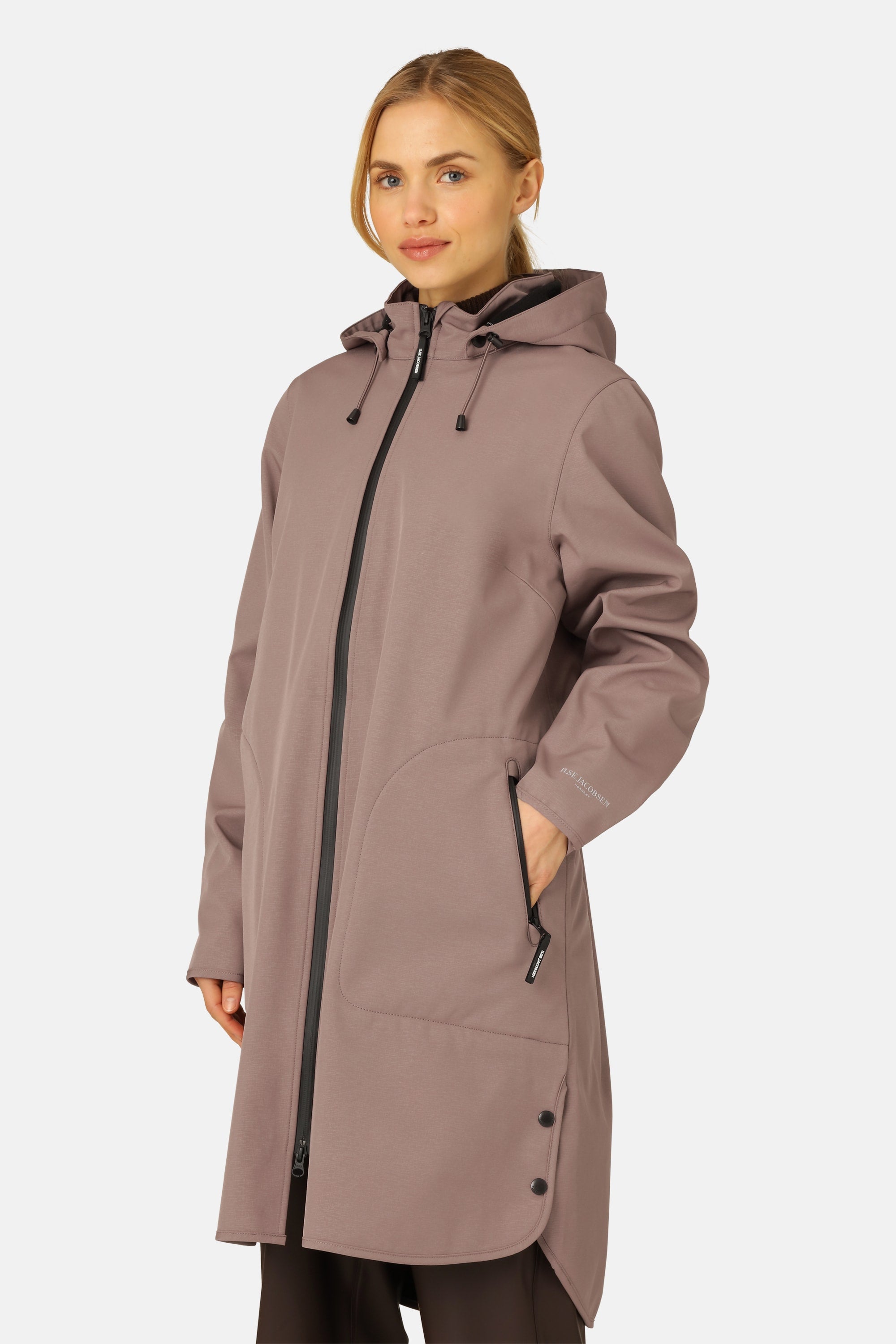 Softshell Regnjakke A-fasong - Old Lavender